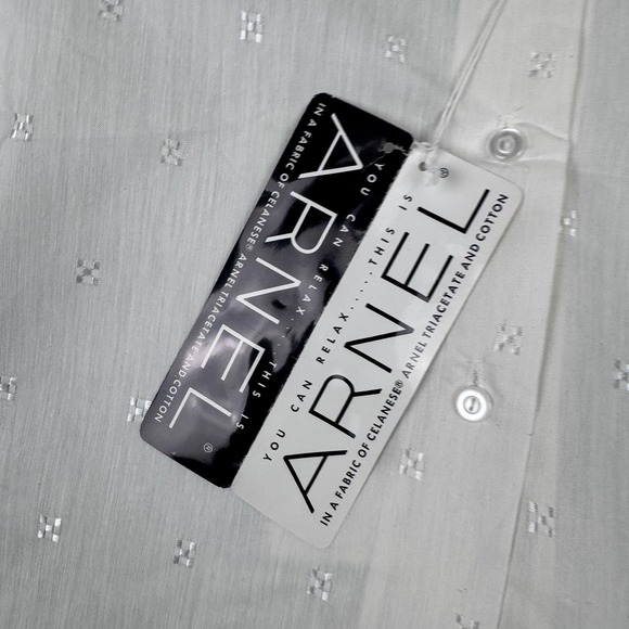 Vintage Polna Lee Shirt Womens 14 Short Sleeve Arnel Lace Blouse Sub-Teen 60s - Picture 2 of 8